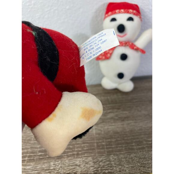 Vintage Nadel & Sons Santa‎ Claus & Snowman Plush Dolls Stuffed Christmas Decor - Picture 5 of 10